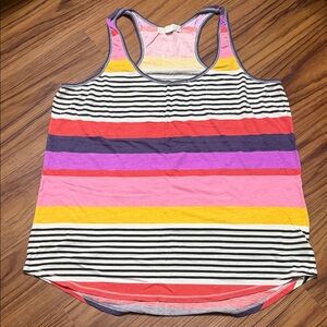Forever 21 Colorful Striped Tank Top